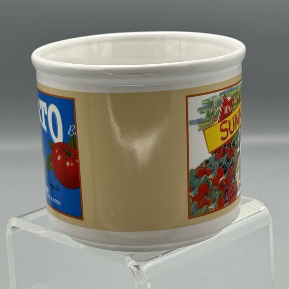 Campbells Advertising Ceramic Soup Chili Mug 2005 Houston Harvest 16 Oz Tomatoes - Picture 3 of 7